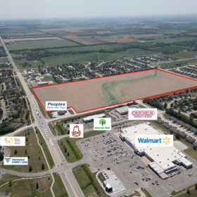 OMI Newton Retail Dev For Sale Aerial W Surrounding Businesess 01 Smaller